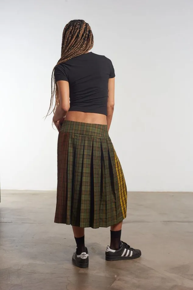 Viv Check Maxi Kilt Women The Ragged Priest Skirts and Shorts