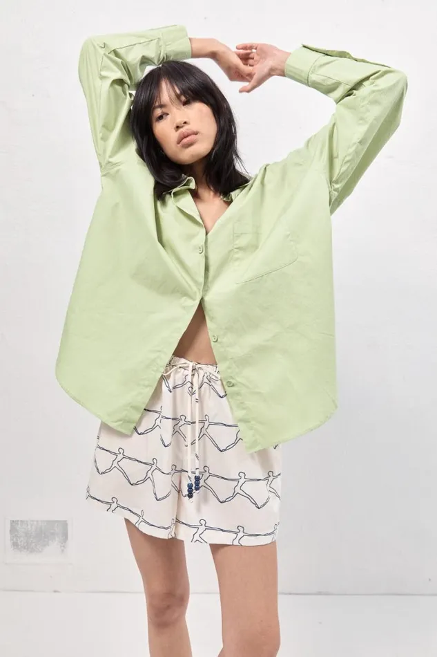 VRG GRL Long Sleeve Hanna Shirt Mint 8211 Women