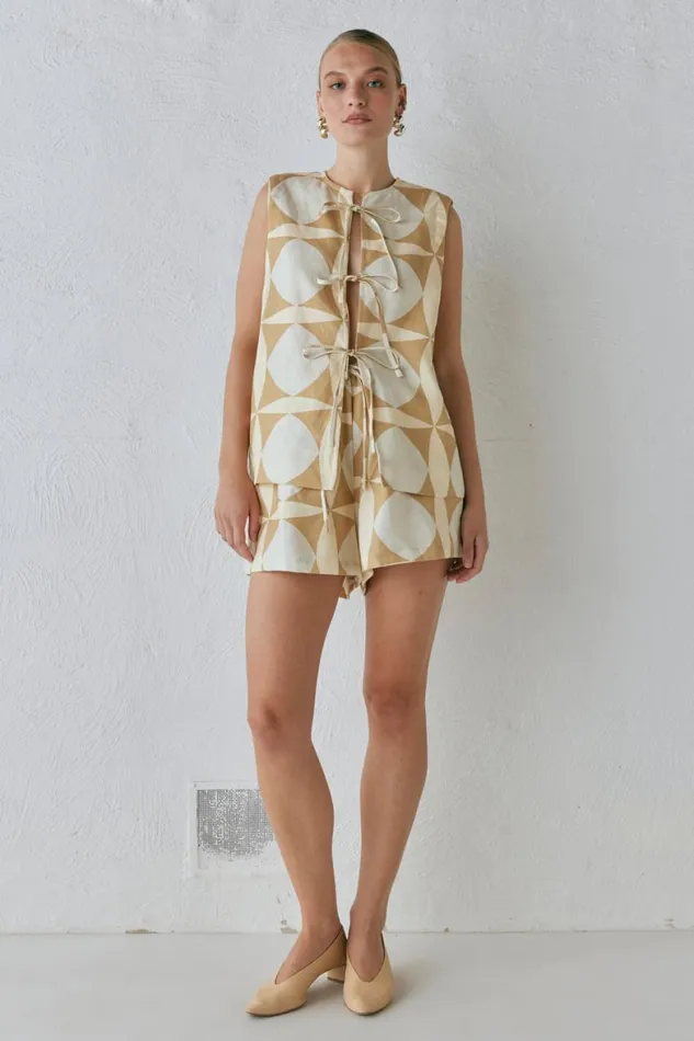 VRG GRL Sets Enni Linen Smock Top Scope 8211 Women