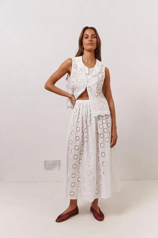 VRG GRL Sets Maisie Top Anglaise 8211 Women VRG GRL Sets Maisie Top Anglaise 8211 Women