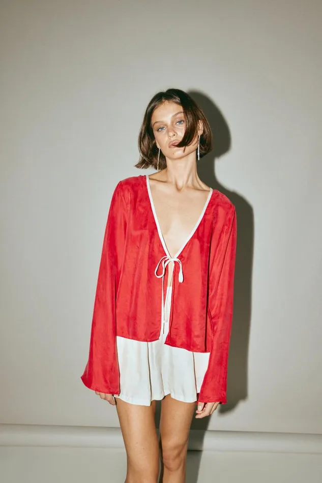 VRG GRL Sets Moonscapes Top Chilli 8211 Women