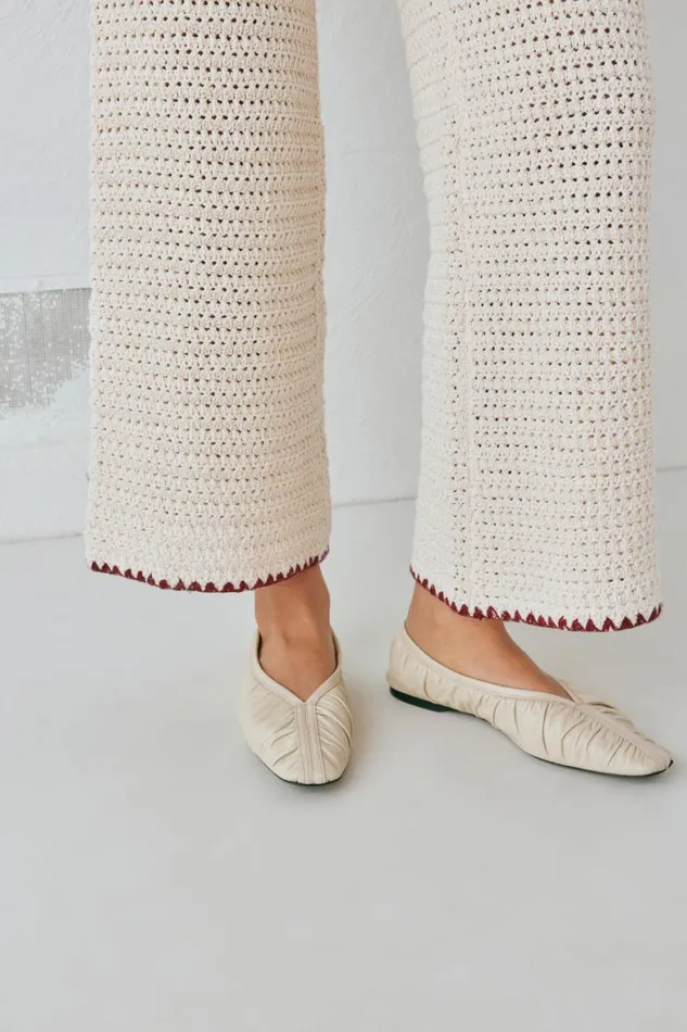 VRG GRL Sets Stella Knit Pants Cream 8211 Women VRG GRL Sets Stella Knit Pants Cream 8211 Women