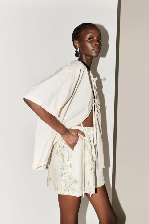 VRG GRL Shorts Eliza Linen Shorts Florette 8211 Women VRG GRL Shorts Eliza Linen Shorts Florette 8211 Women