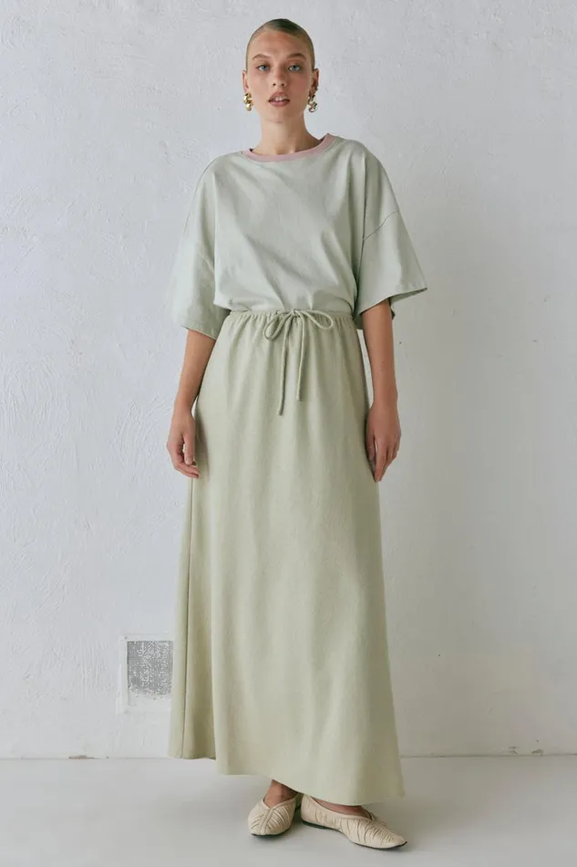 VRG GRL Skirts Etta Maxi Skirt Sage 8211 Women