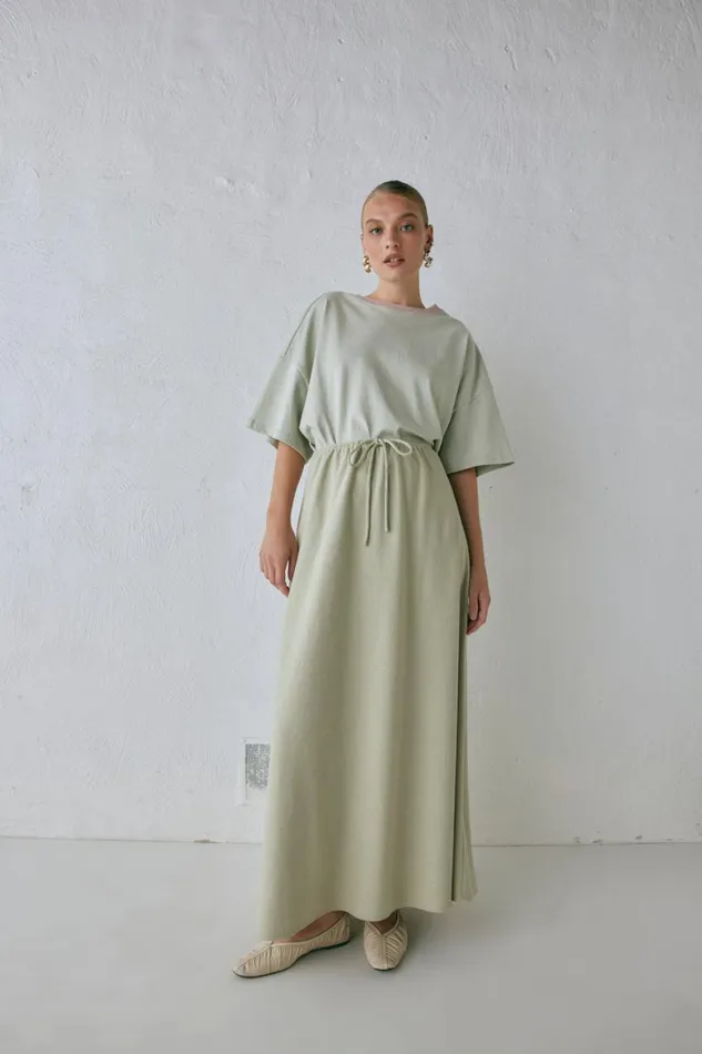 VRG GRL Skirts Etta Maxi Skirt Sage 8211 Women VRG GRL Skirts Etta Maxi Skirt Sage 8211 Women