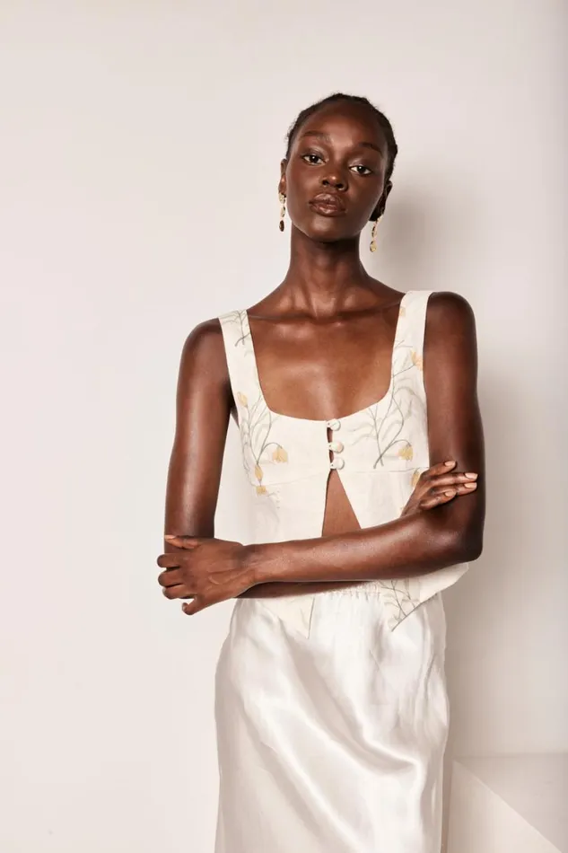 VRG GRL Sleeveless Ingrid Top Florette 8211 Women VRG GRL Sleeveless Ingrid Top Florette 8211 Women