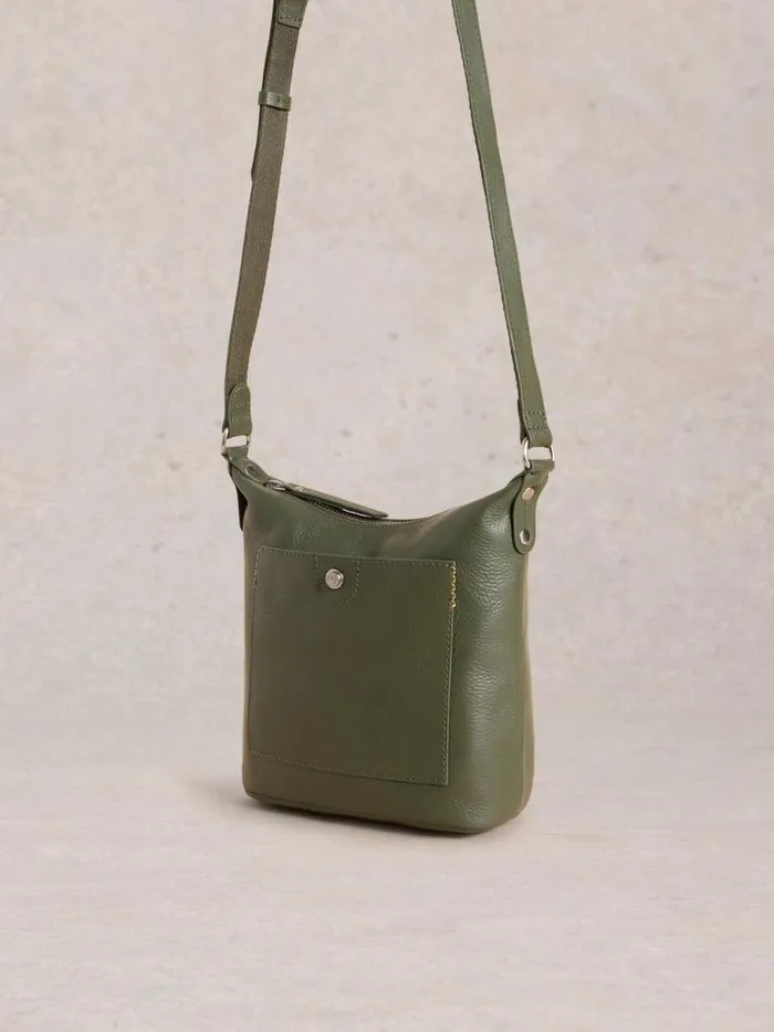 White Stuff Bags Women Mini Leather Fern Crossbody Khaki Green White Stuff Bags Women Mini Leather Fern Crossbody Khaki Green