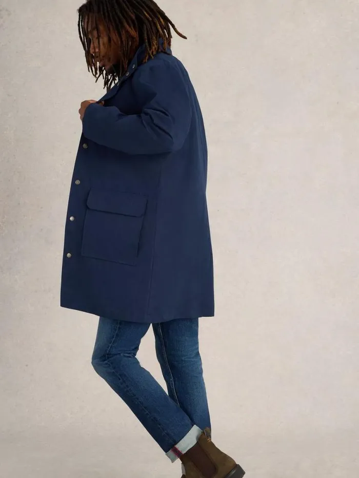 White Stuff Coats and Jackets Men Commuter Mac Dark Navy White Stuff Coats and Jackets Men Commuter Mac Dark Navy