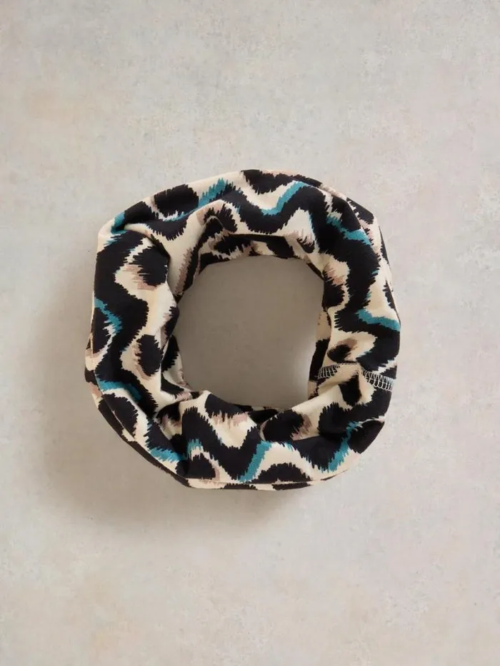 White Stuff Scarves Women Versatile Jersey Roll Natural Print White Stuff Scarves Women Versatile Jersey Roll Natural Print