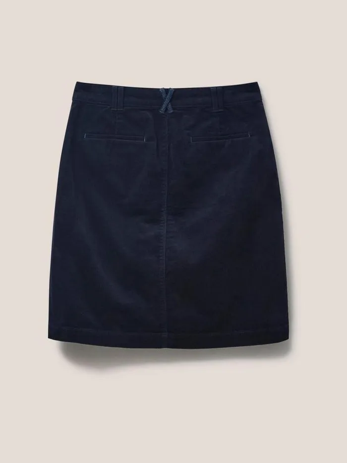 White Stuff Skirts Women Melody Organic Cord Skirt Dark Navy White Stuff Skirts Women Melody Organic Cord Skirt Dark Navy