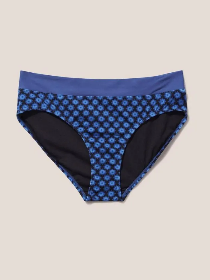 White Stuff Swimwear Women Tally Classic Bikini Bottom Blue Multi White Stuff Swimwear Women Tally Classic Bikini Bottom Blue Multi