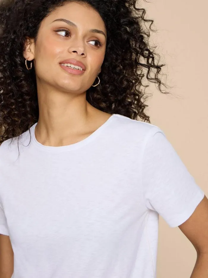 White Stuff Tops and TShirts Women ABBIE TEE Brilliant White White Stuff Tops and TShirts Women ABBIE TEE Brilliant White