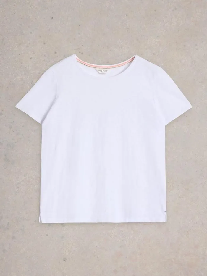 White Stuff Tops and TShirts Women ABBIE TEE Brilliant White White Stuff Tops and TShirts Women ABBIE TEE Brilliant White