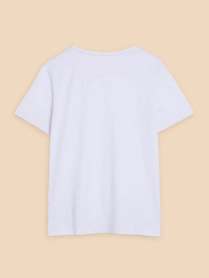 White Stuff Tops and TShirts Women ABBIE TEE Brilliant White White Stuff Tops and TShirts Women ABBIE TEE Brilliant White