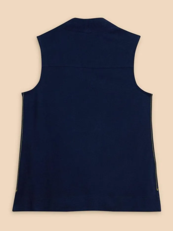 White Stuff Tops and TShirts Women CELIA MIX JERSEY SHIRT French Navy White Stuff Tops and TShirts Women CELIA MIX JERSEY SHIRT French Navy
