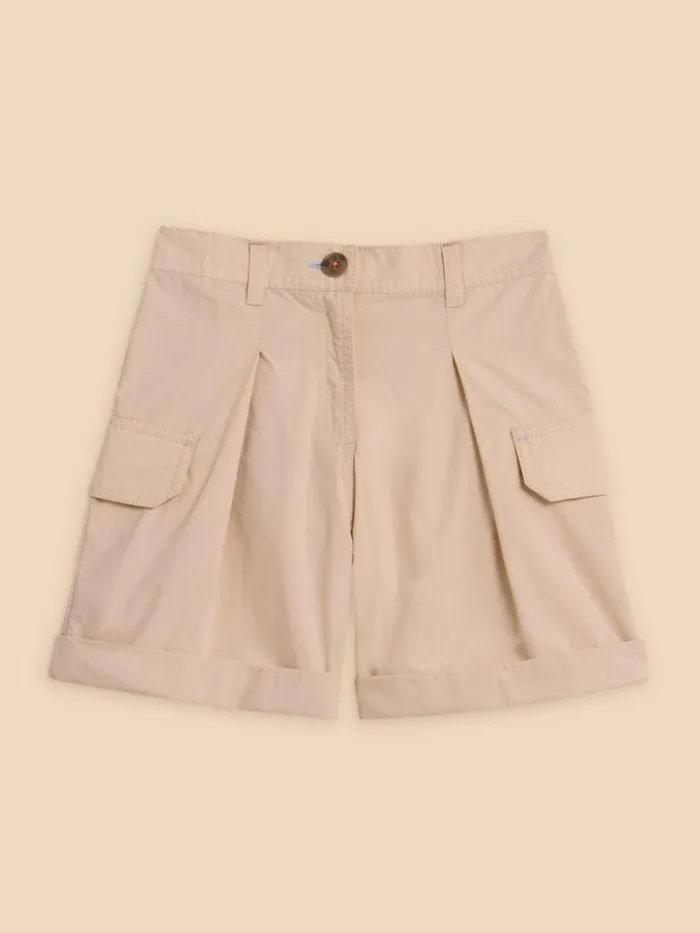 White Stuff Trousers and Shorts Kids Colette Cargo Short Light Natural