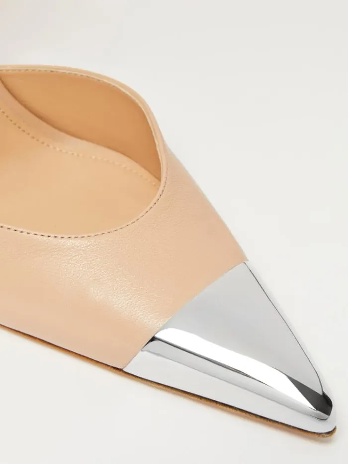 Woman Metaltoe Court Shoes Nudo Maxmara Dcollet Woman Metaltoe Court Shoes Nudo Maxmara Dcollet