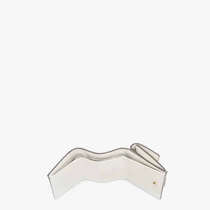 Woman White Ff Nappa Leather Wallet White Fendi Wallets