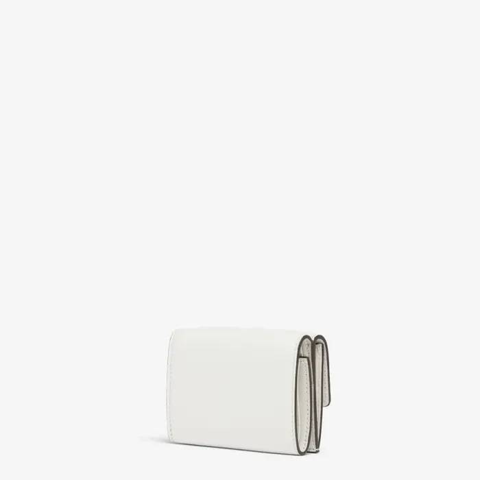 Woman White Ff Nappa Leather Wallet White Fendi Wallets