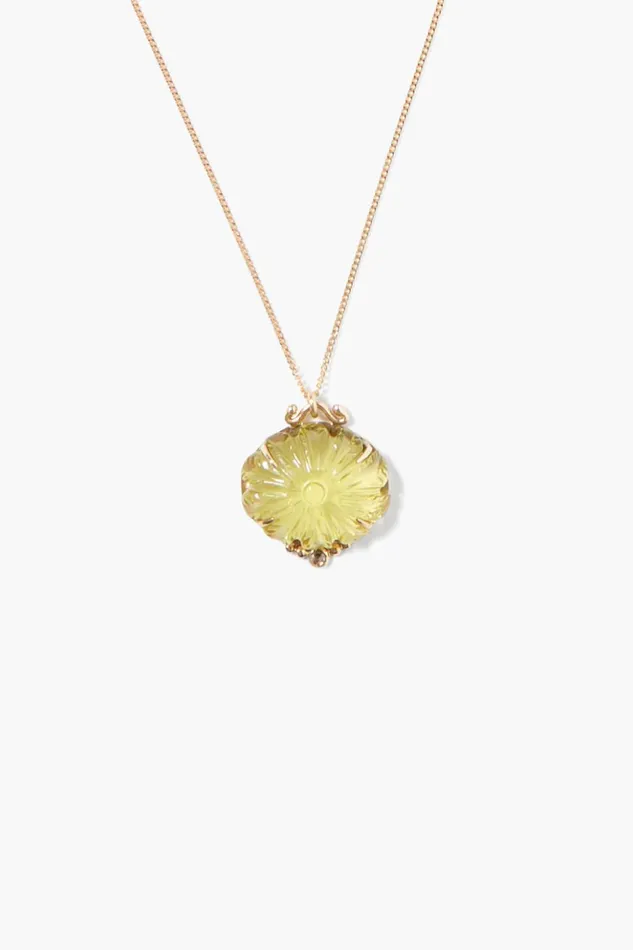 Women 14k Dahlia Necklace Lemon Topaz Chan Luu Necklaces