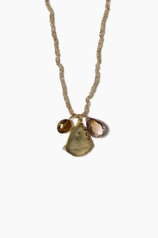 Women 14k Gaius Cameo Necklace Multi Chan Luu Necklaces