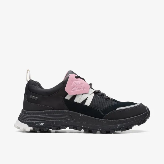 Women ATL Trek Path GORETEX Black Combination Clarks Sneakers