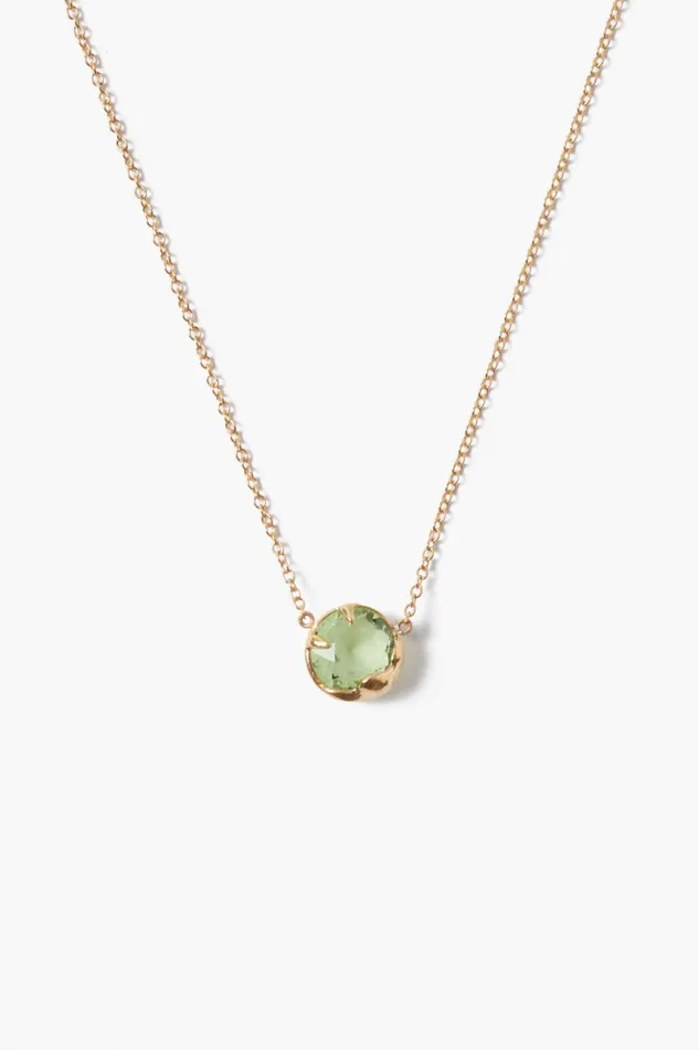 Women August Birthstone Necklace Peridot Crystal Chan Luu Necklaces