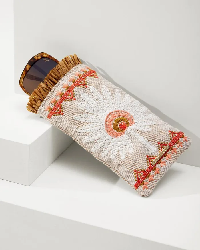 WomenBeach and Home Callawassie Palmetto Sunglasses Case Beigekhaki Tommy Bahama Luggage and Travel WomenBeach and Home Callawassie Palmetto Sunglasses Case Beigekhaki Tommy Bahama Luggage and Travel