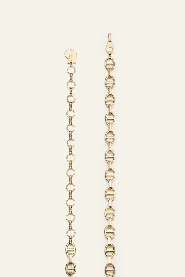 Women Belts Baandsh Chain Belt Brass Gold