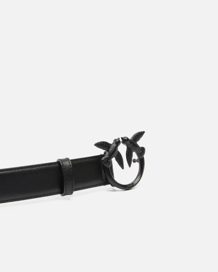 Women Belts Pinko Belt With Colored Buckle 3cm Limo Black Block Colour Women Belts Pinko Belt With Colored Buckle 3cm Limo Black Block Colour