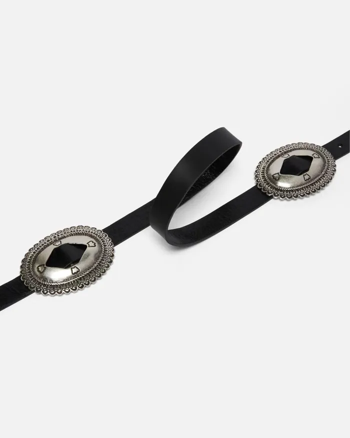 Women Belts Pinko Belt With Large Buckle 2cm Blackold Silver Women Belts Pinko Belt With Large Buckle 2cm Blackold Silver