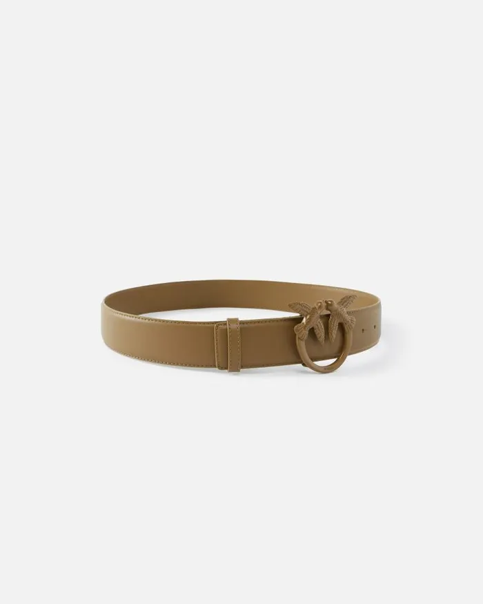 Women Belts Pinko Love Birds High Colourblock Leather Belt 4cm Plantationcolourblock Women Belts Pinko Love Birds High Colourblock Leather Belt 4cm Plantationcolourblock