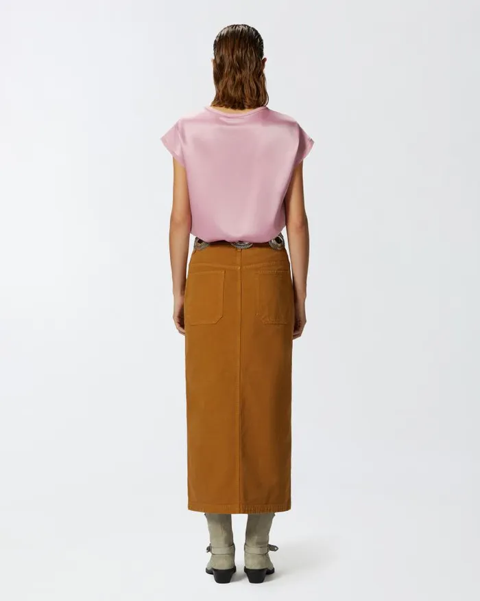 Women Blouses Pinko Satin And Georgette Tshirt Blouse Pinkpolignac Women Blouses Pinko Satin And Georgette Tshirt Blouse Pinkpolignac