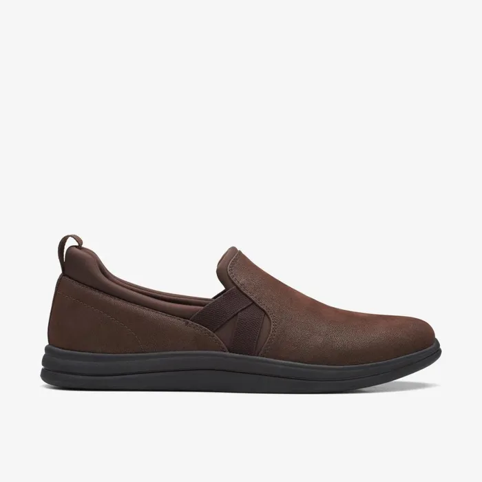 Women Breeze Bali Brown Clarks SlipOns