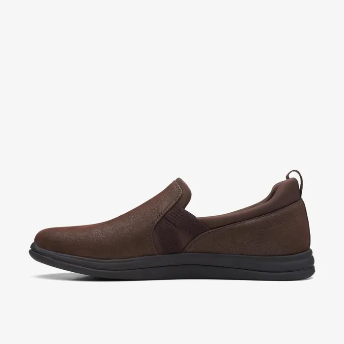 Women Breeze Bali Brown Clarks SlipOns