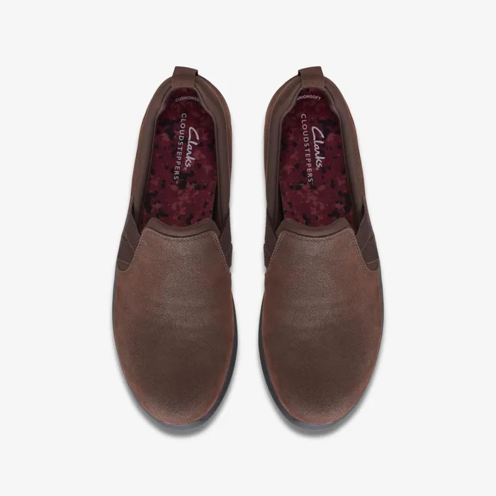 Women Breeze Bali Brown Clarks SlipOns