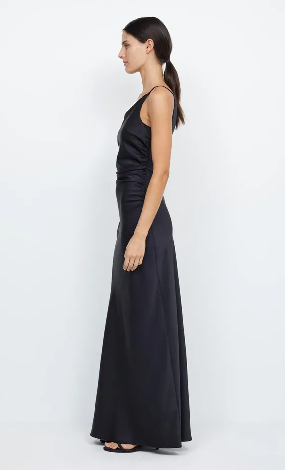 Women Bridesmaid Dresses Bec Bridge ETERNITY ASYM MAXI DRESS 8211 BLACK