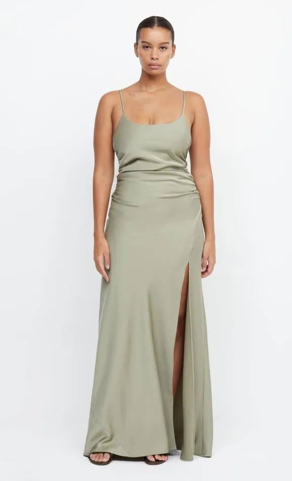 Women Bridesmaid Dresses Bec Bridge ETERNITY SCOOP MAXI DRESS 8211 SAGE