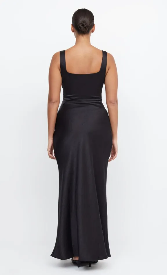 Women Bridesmaid Dresses Bec Bridge THE DREAMER SQUARE NECK DRESS 8211 BLACK