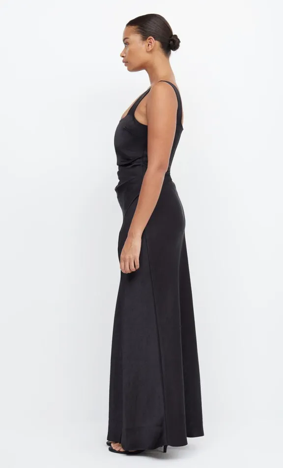 Women Bridesmaid Dresses Bec Bridge THE DREAMER SQUARE NECK DRESS 8211 BLACK