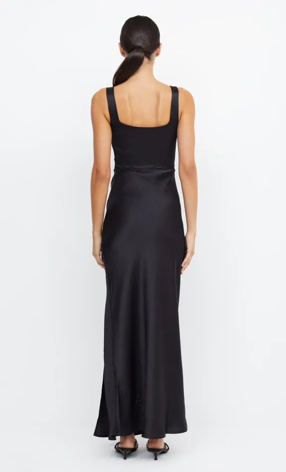 Women Bridesmaid Dresses Bec Bridge THE DREAMER SQUARE NECK DRESS 8211 BLACK