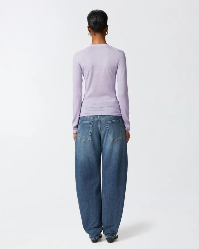 Women Cardigan Pinko Lightweight Wool And Silk Vneck Sweater Dahlia Purple Women Cardigan Pinko Lightweight Wool And Silk Vneck Sweater Dahlia Purple