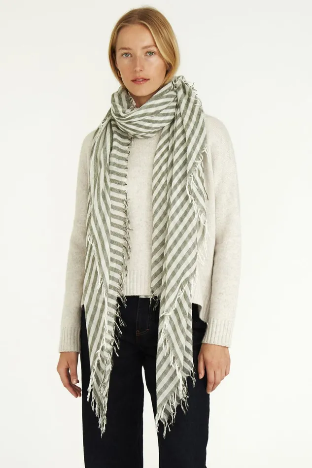 Women Cashmere And Silk Scarf Kombu Linea Chan Luu Scarves