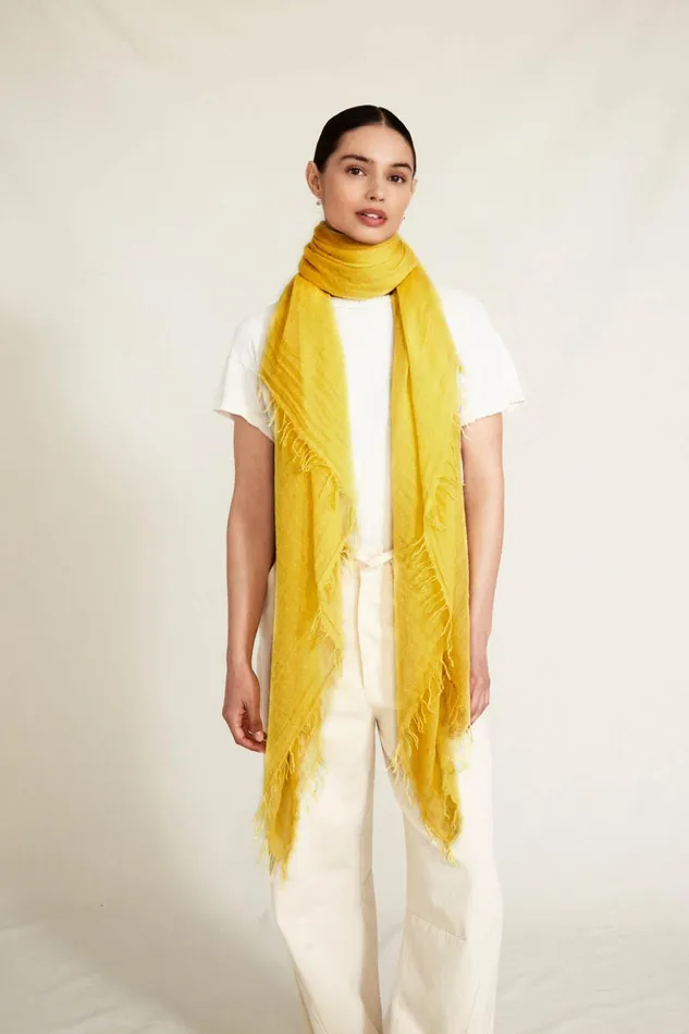 Women Cashmere And Silk Scarf Lemon Chan Luu Scarves