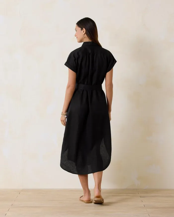 Women Coastalina Linen Maxi Shirt Dress Black Tommy Bahama Dresses Women Coastalina Linen Maxi Shirt Dress Black Tommy Bahama Dresses