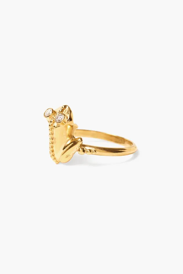 Women Coqui Frog Ring Gold Chan Luu Rings