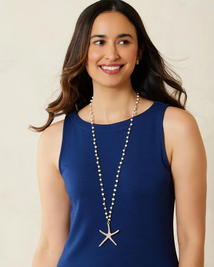 Women Crystal Collection Starfish Pendant Necklace Gold Tommy Bahama Jewelry Collections Women Crystal Collection Starfish Pendant Necklace Gold Tommy Bahama Jewelry Collections