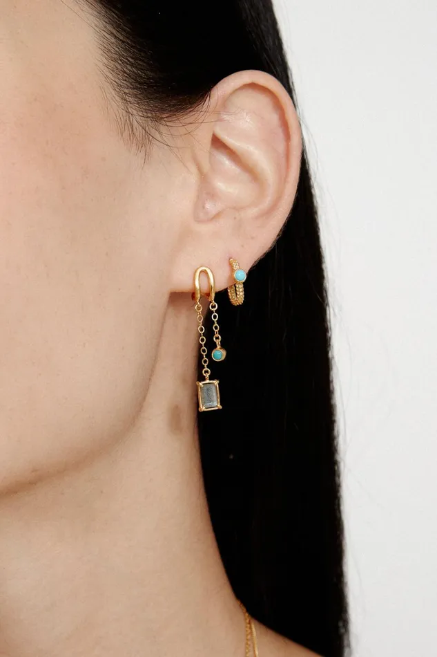 Women Delilah Drop Earrings Labradorite Mix Chan Luu Earrings
