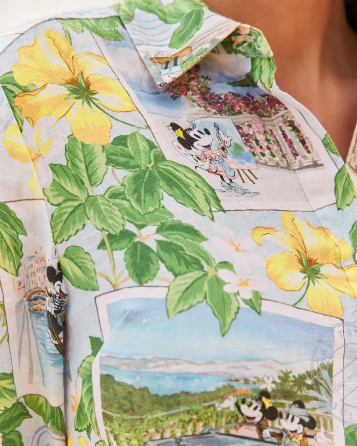 Women Disney Coastalina Postcard To Paradise Linen Dress Continental Tommy Bahama Dresses Women Disney Coastalina Postcard To Paradise Linen Dress Continental Tommy Bahama Dresses