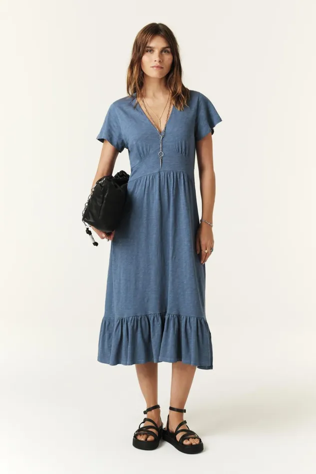 Women Dresses Baandsh MidLength Dress Valma Blue